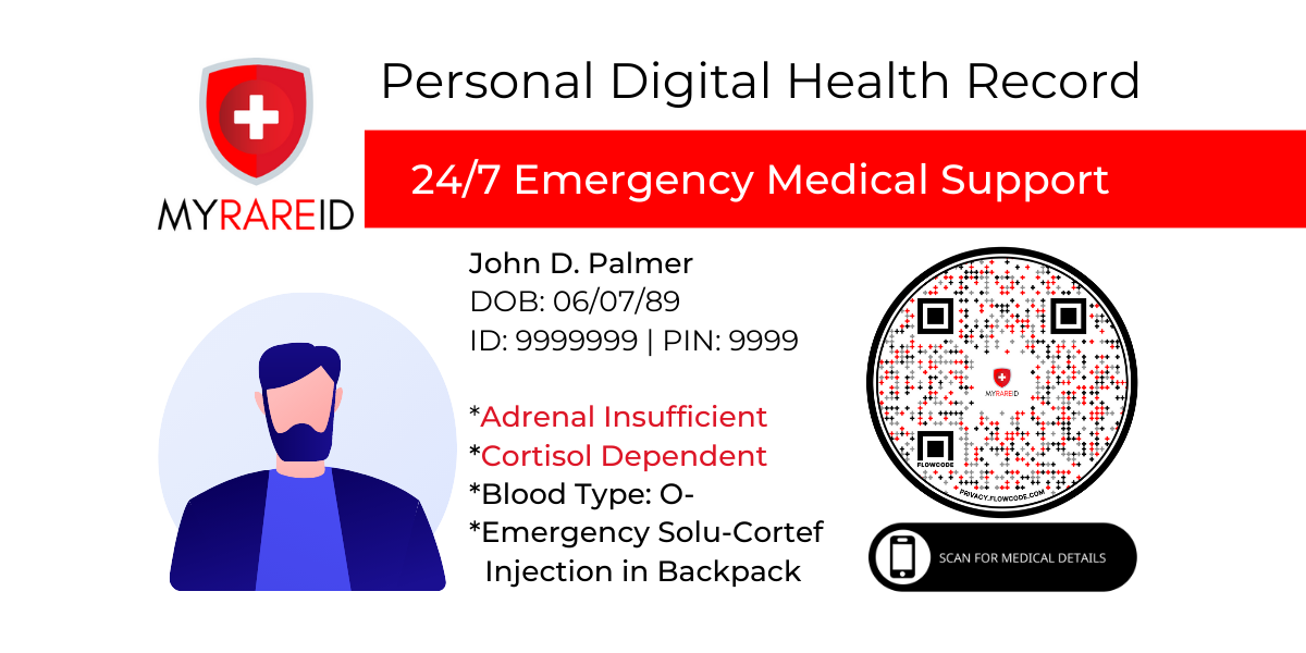 My Rare ID Card (4 × 2 in)